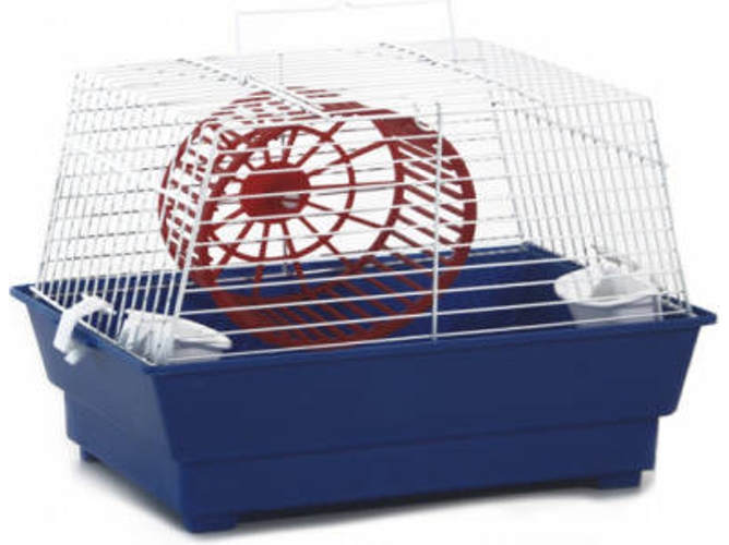 Jaula para Hamsters ORNIEX (Azul - 28.5x20x22.5cm - Plástico)