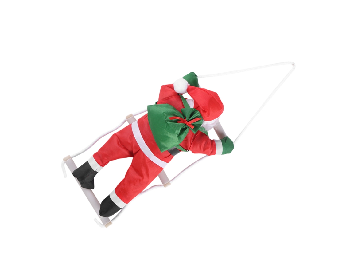 Adorno Navideño De Papá Noel Trepando, Decoración Colgante Para Interior/exterior, Árbol De Navidad, Juguete