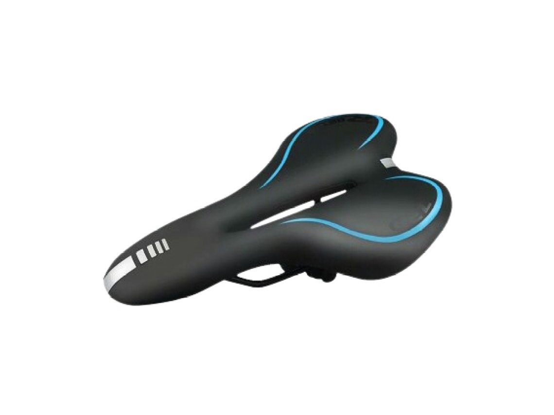 Sillín de bicicleta unisex, cómodo, ancho y suave de gel, ergonómico, con funda y llave para bicicleta de montaña y carretera.