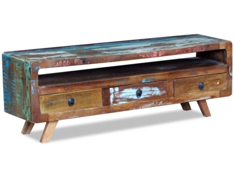 Mueble para la televisión VIDAXL Multicolor Madera (120x30x40 cm)