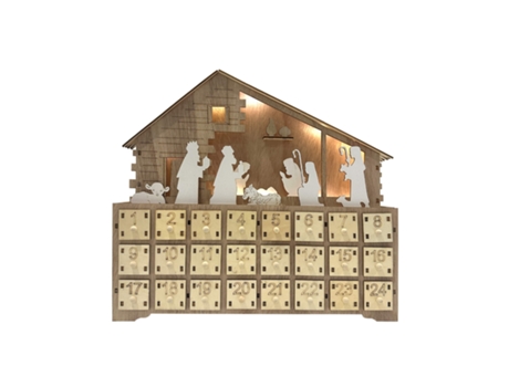 REBECCA MOBILI Calendario de Adviento Melissa Multicolor 32X35X7 Cm