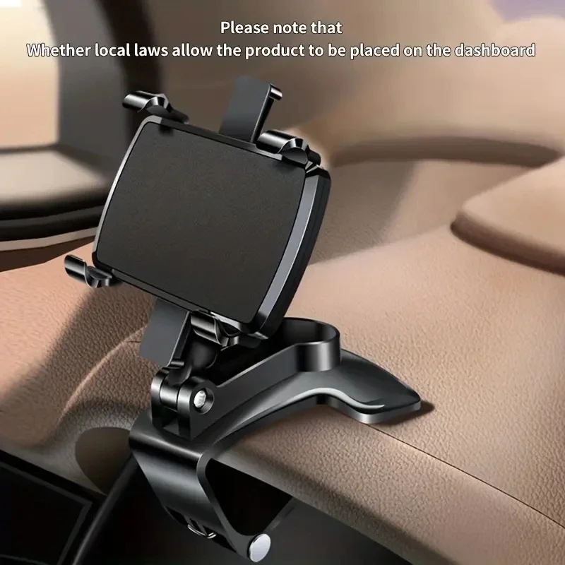Soporte para teléfono de coche Viewleaf, montaje para salpicadero, GPS, negro