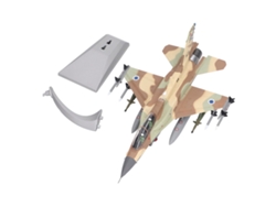 2026-modelo De Avión De Caza F 16i A Escala 1:72, Cuerpo Aerodinámico, Aleación, Coleccionable