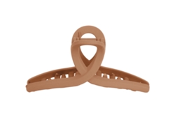 Pinzas Decorativas Antideslizantes Medianas Para El Cabello, Accesorios Para El Cabello Para Mujer, Color Marrón Claro.