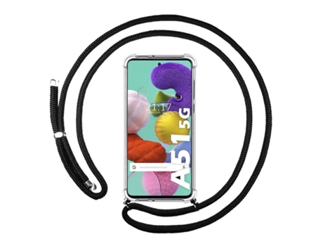 Carcasa Samsung Galaxy A51 5G TUMUNDOSMARTPHONE Colgante Negro