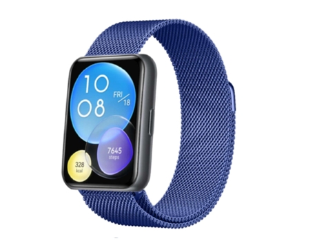 Correa Pulsera Milanese Mesh para Huawei Watch Fit 2 Azul