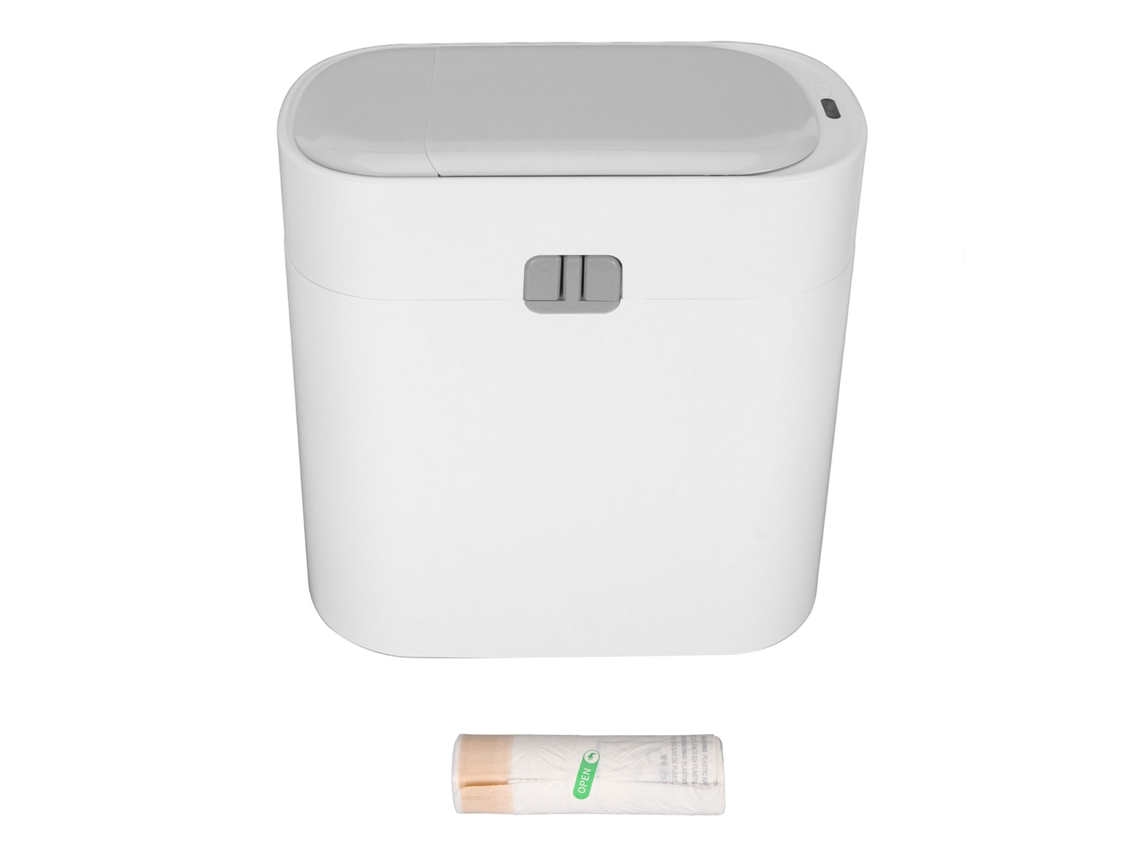 Bote de basura con sensor de movimiento de 11 litros, gran capacidad, silencioso, inteligente, automático, para cocina, baño y sala de estar.