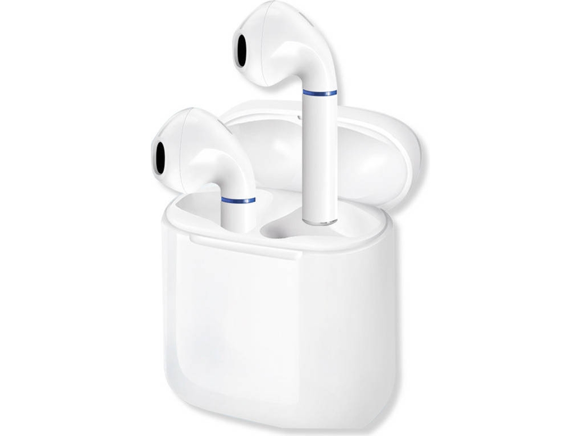 Auriculares Bluetooth True Wireless GETEK AIR X2 Pro (In Ear - Micrófono - Noise Cancelling - Blanco)