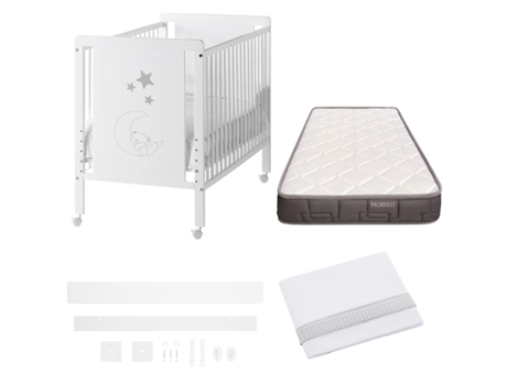 Cuna Colecho COOL · DREAMS Indi (Kit Colecho - Colchón Hr - 4 Ruedas - Bajera - Encimera)