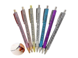 Bolígrafos divertidos, originales, llamativos, con palabrotas, ideales para cumpleaños o Navidad. ¡Económicos! Hengjian