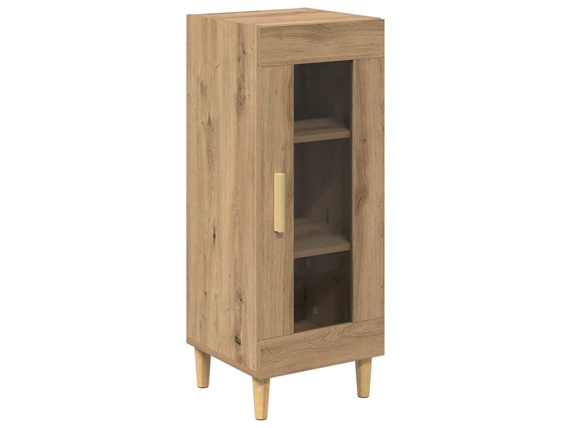 Maison Exclusive - Aparador Roble Artesanal 34.5 X 32.5 X 90 Cm
