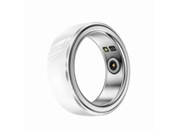Anillo inteligente con monitor de frecuencia cardíaca, sueño, oxígeno en sangre y presión arterial, Android/iOS, color blanco, Jinyubo Store