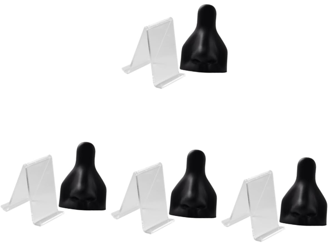 Nuobesty 4 Juegos De Nariz Falsa Para Piercing, Clip Nasal, Anillo, Pendientes, Aro Nasal, Mandíbula, Nariz