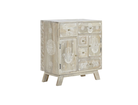 Cajonera DKD HOME DECOR Natural Madera de mango 61 x 33,5 x 68,5 cm