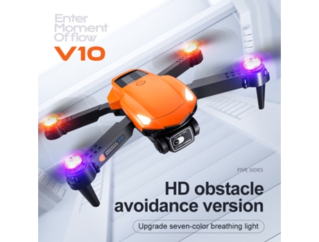 V10 Mini Drone (1080P - Duración de la batería: 20 min - Naranja) YIZHOOD