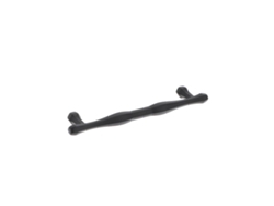 Tirador para mueble Aleación de zinc. Estilo clásico. Distancia entre ejes 128. Barniz negro mate HARDWAREXCHANGE