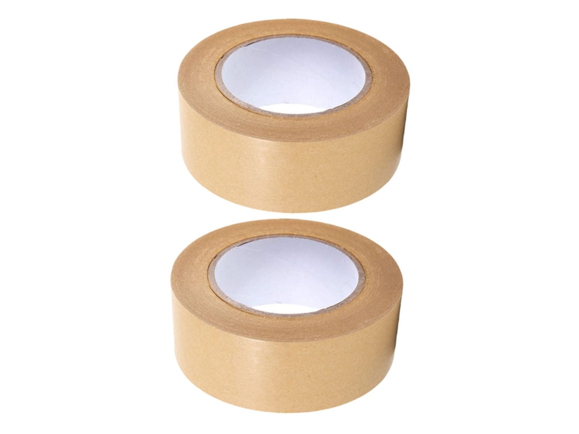 2 Rollos De Cinta Adhesiva Impermeable Para Mudanzas Y Embalaje.