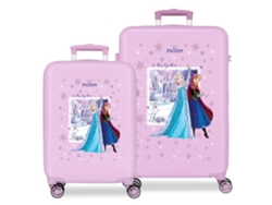 Juego de maletas Disney Frozen In This Together color lila (46x65x23cm 91l)