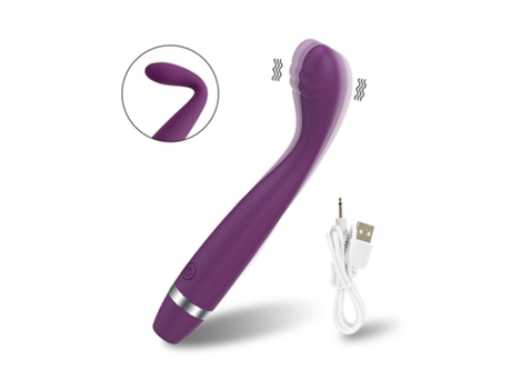 Vibrador de mujer de 10 frecuencias, masajeador de vagina de pezón de clítoris (Morado) YIZHOOD