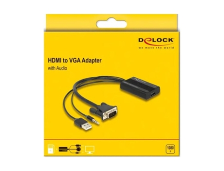Adaptador Hdmi Vga Audio DELOCK