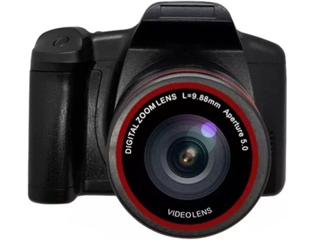 ELKUAIE cámaras hd 1080p cámara de video digital videocámara profesional 16x zoom digital cámara de grabación con lente gran angular negro