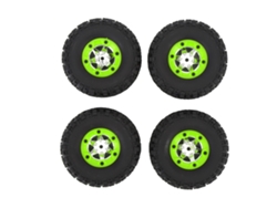 Juego De 4 Neumáticos Para Coches Teledirigidos Con Ruedas De Goma De Agarre Mejorado Para Wltoys 12428 12427 124006