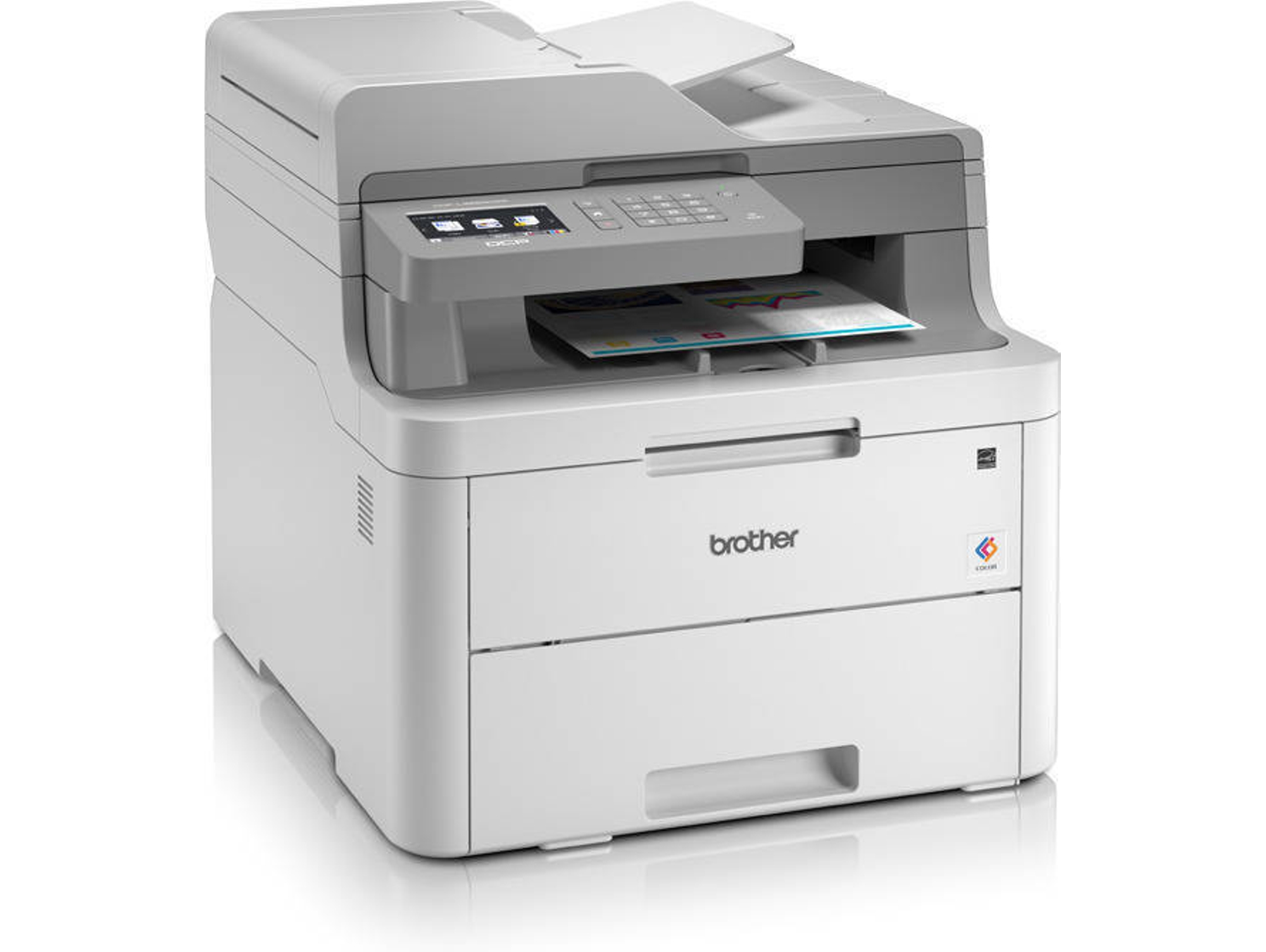 Impresora BROTHER DCP-L3550CDW (Multifunción - Láser Color - Wi-Fi)