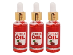 3pcs 30ml Óleo Cutícula Úmido Nutrição Fortalecer Unhas Exfoliante Suavizante Cutícula Portátil