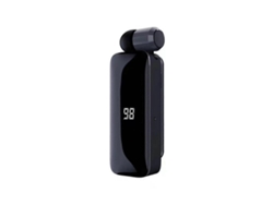 Auriculares inalámbricos Bluetooth con pantalla digital LED y clip retráctil para el cuello, auriculares individuales Ly Ebike