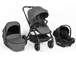 Cochecito 3 En 1 Con Silla De Auto Babygo Harmony Grey
