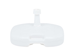 Base de sombrilla de plástico blanca con relleno MAISON EXCLUSIVE 16 L