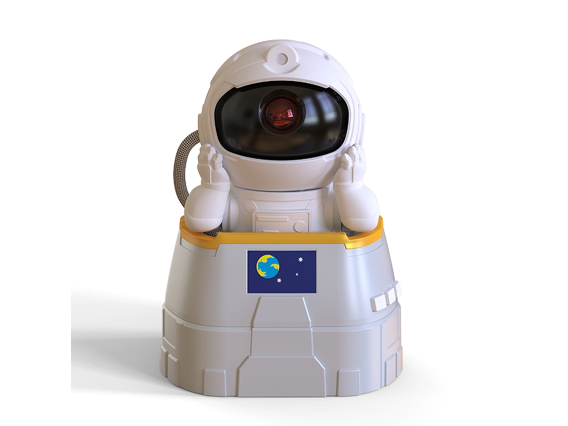 Mali lâmpada Projetora Astronauta Luz Noturna com Estrelas Timer Controle Remoto Decorativa para Quarto Infantil e Adulto