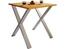Mesa de Comedor de Madera Mesa de Cocina Xona X 80x50 Vcm
