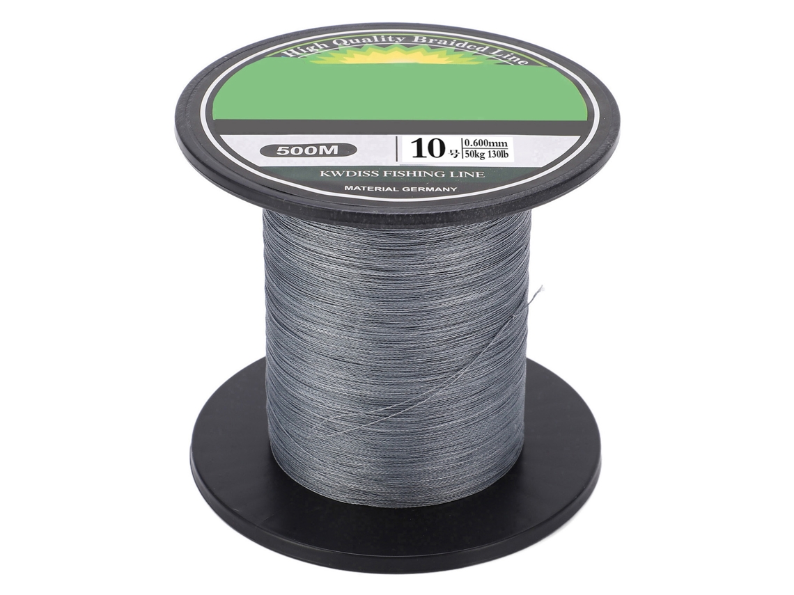 Hilo De Pesca De Pe De 500 M, 8 Hebras Trenzadas, Súper Resistente Para Pesca En Agua Salada Y Dulce.