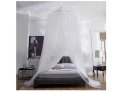 Elegante mosquitera con dosel para cama, una decoración encantadora para camas de todos los tamaños, poliéster de alta calidad, tamaño extragrande.
