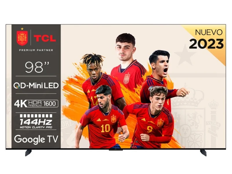 TV TCL 98C805 (QLED Mini LED - 98'' - 249 cm - 4K Ultra HD - Smart TV)