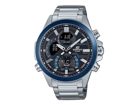 Reloj Hombre CASIO EDIFICE SPORT Bluetooth Negro Plateado (Ø 49 mm)