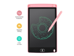 Tablet Portátil De Escrita Lcd De 8 Polegadas Prancheta De Desenho Eletrônico Ultrafino Bloco De Escrita À Mão Reutilizável Com Caneta Stylu Rosa