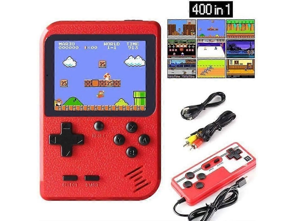 Consola de juegos portátil retro, 28 pulgadas, 400 juegos GOKOCO