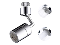 Extensor De Grifo Giratorio 1080° Antigoteo Con Filtro Y Modos De Salida De Agua Para Cocina Y Baño Modo Individual