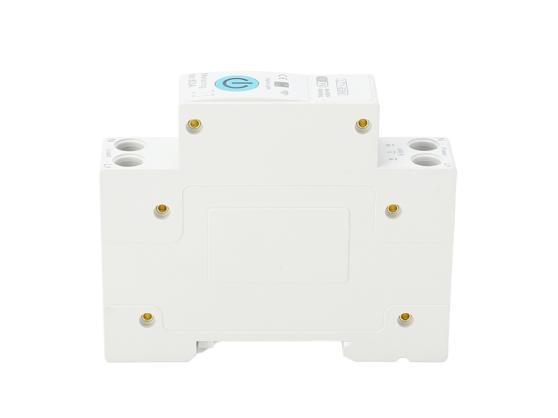 Disyuntor Monofásico Wifi Control Remoto App Tuya Rail Din 63a 90v-300v