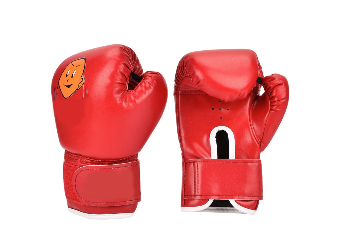 Guantes de boxeo infantiles de piel sintética para entrenamiento y sparring (rojo) 2026