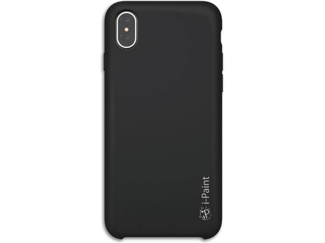 Funda iPhone XS Max I-PAINT Solid Negro