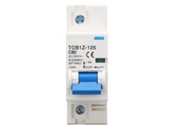 Disyuntor De Corriente Continua 1p 80a 10ka Para Sistema Solar Pv Dc250v Pa66 Estable