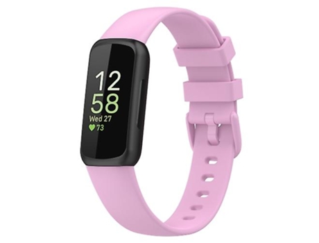 Correa para Fitbit Inspire3 Lila Púrpura Color Sólido Correa de Reloj de Silicona VENISYMLIS