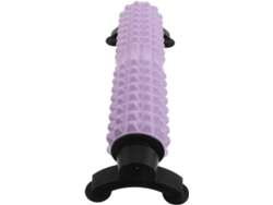 Rodillo de masaje de espalda de espuma sólida con soporte, ideal para el gimnasio y para uso doméstico.