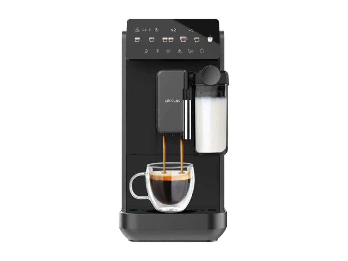 Cecotec Cafetera Superautomática Con Depósito De Leche Y Unidad De Procesado 20g Cremmaet Lungo Latte. 19bares, Thermoblock