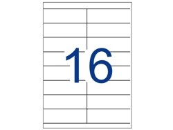 Etiquetas Adhesivas Multi3 Rectas 500 Hojas APLI (Blanco - 105 X 35 mm)