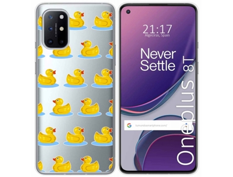 Carcasa OnePlus 8T 5G TUMUNDOSMARTPHONE Dibujos Transparente Multicolor