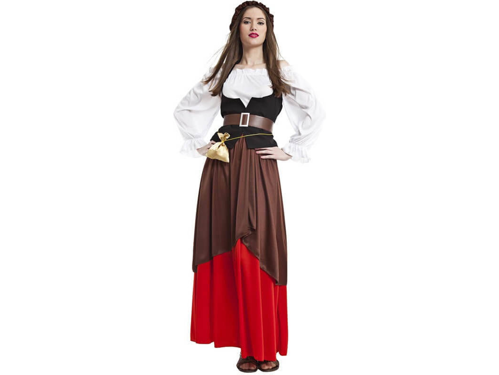Disfraz de Mujer DISFRAZZES Mesonera Medieval (Talla: XXL)